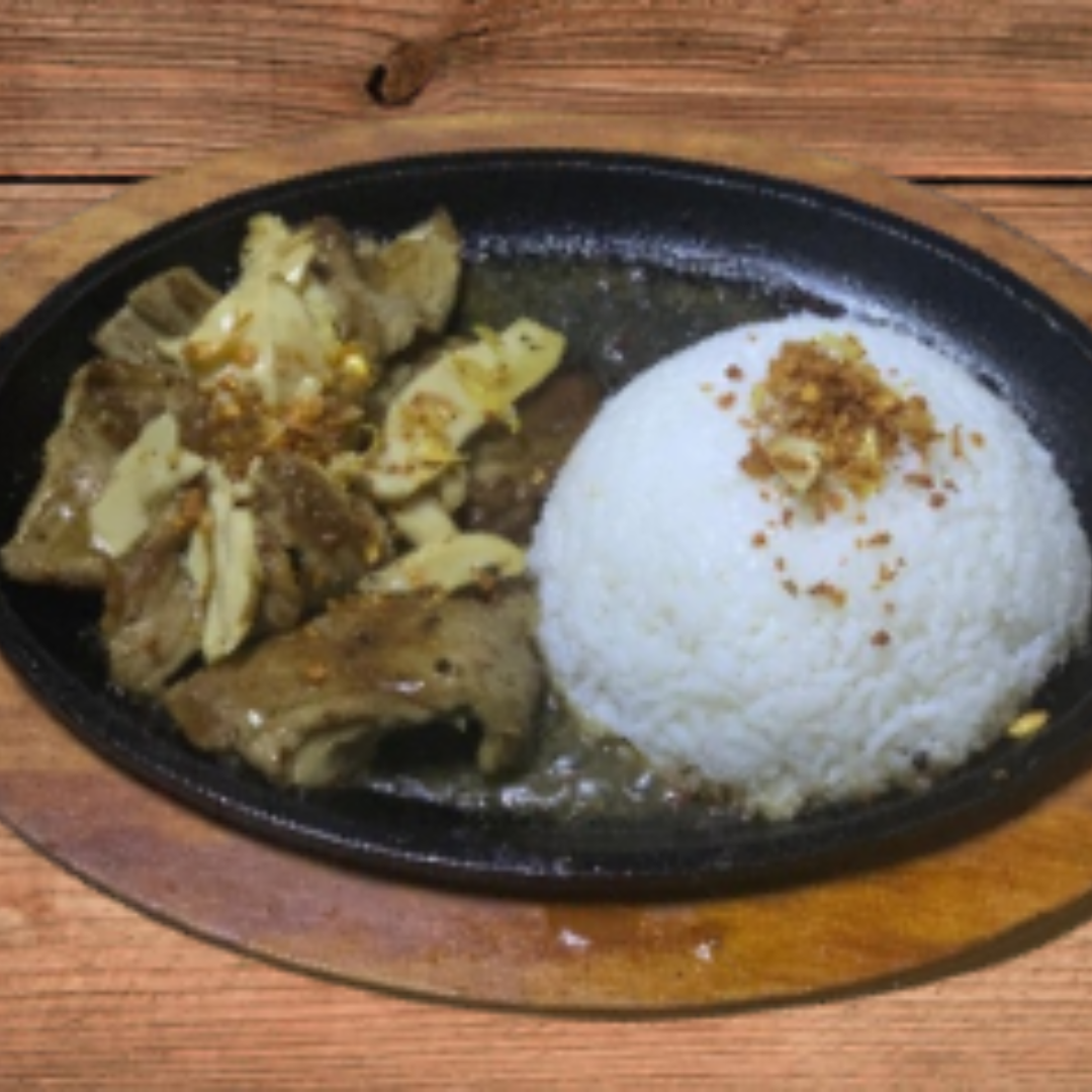 Garlic Pepper Steak (With Rice And Butter Veggies)