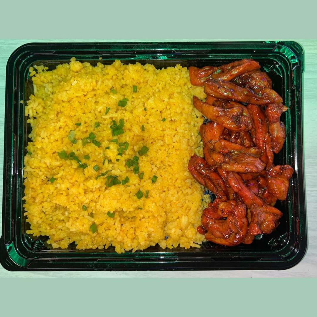 Chicken Tocino with Java Rice