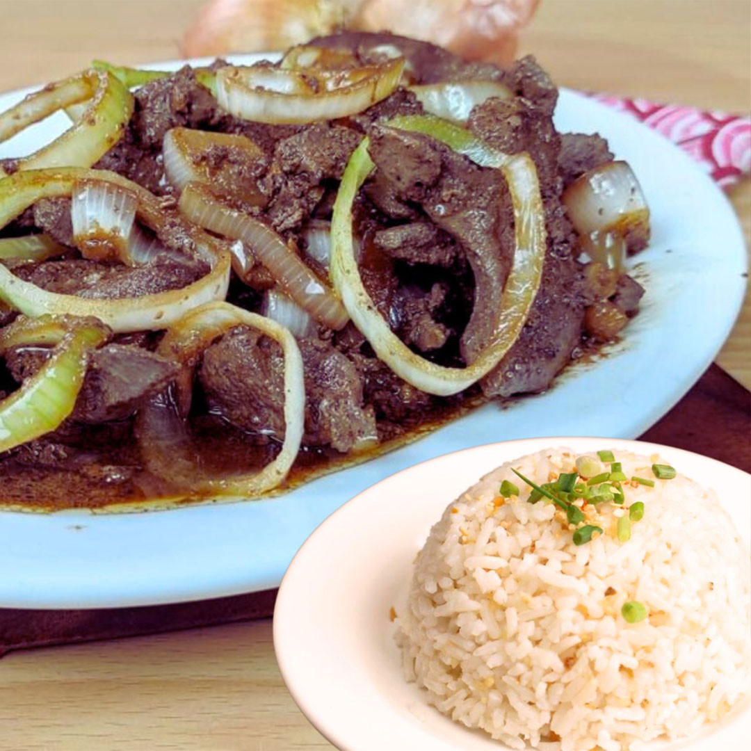 Bistek AdoboTay with Rice