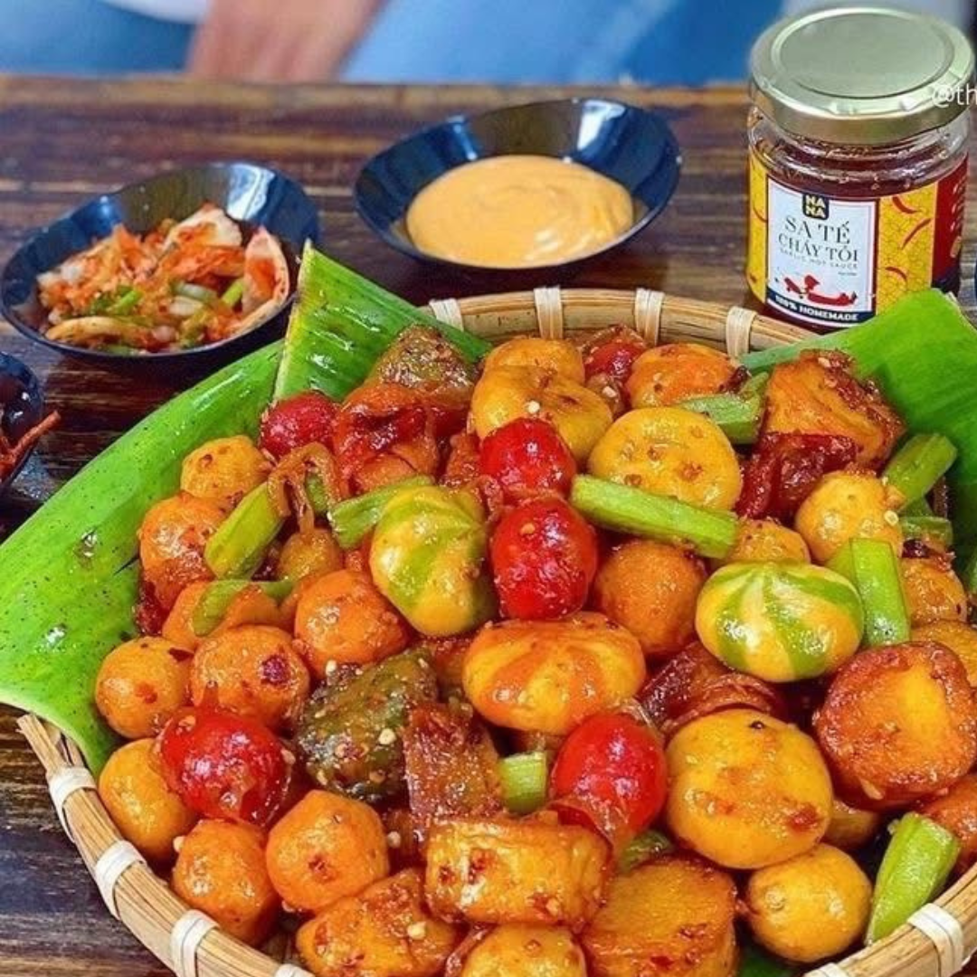 Mala Ahkij Thoke / Hotpot Balls Salad